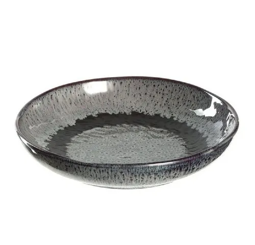 LEONARDO Speiseteller LEONARDO Teller Matera Anthrazit Keramik Rund (20,7cm)