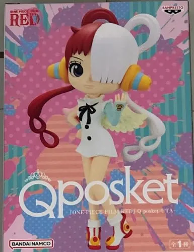 Banpresto BP88607P Q Posket Uta Figur - Menschen-Spielfiguren, 14 cm große Uta Figur aus One Piece Film Red, mit glänzenden Augen und hochwertigem Design für Sammler und Fans.