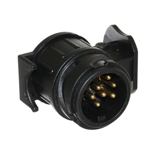 Old-Harvest 1 Anhänger Mini Adapter KFZ Eingang 13-polig auf 7 Pol mit Schutzkappe Stecker Neu