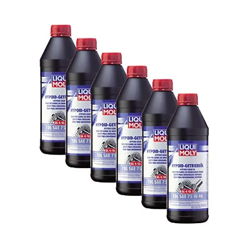 6x LIQUI MOLY 1407 Hypoid-Getriebeöl TDL SAE 75W-90 1L