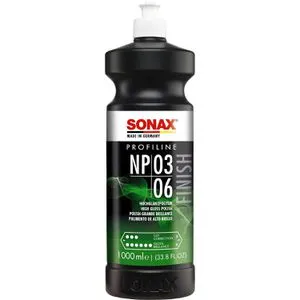 Sonax Autopolitur Profiline NP 03-06, Hochglanzpolitur, 1 Liter - Autopflege & Motorradpflege – Ideal für matte und leicht verkratzte Lacke, entfernt Schleifriefen und hinterlässt einen perfekten Hochglanz ohne Hologramme.
