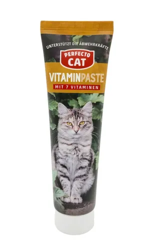 Perfecto Cat Vitaminpaste für Katzen 100g Katzennahrung Ergänzungsfuttermittel