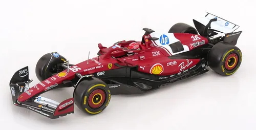 1:18 Bburago Ferrari SF-25 Leclerc 2025 - Maßstabsmodell - Detailgetreues 1:18 Modell des Ferrari SF-25 aus 2025, ideal für Sammler und Fans von Formel 1, hochwertig verarbeitet und perfekt zum Ausstellen.