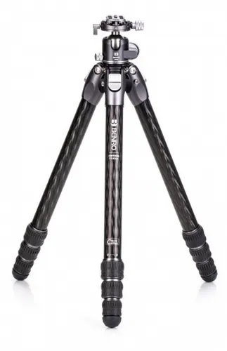 BENRO Trepied Photo Carbone Tortoise 34C+GX35 - TTOR34CGX35 - Leichtes Carbon-Stativ mit GX35 Kopf, ideal für Fotografen, die maximale Stabilität und Mobilität suchen.