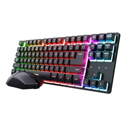 TRUST GXT832 THADO Gaming Tastatur + Maus 25985 von Trust