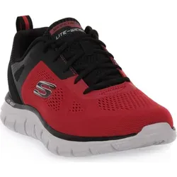 Skechers Track Boarder Schuhe 232698RDBK - Sonstige Sportschuhe mit Air Cooled Memory Foam für maximalen Komfort, maschinenwaschbar und ideal für sportliche Aktivitäten oder den Alltag.