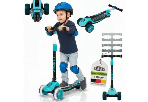 JUSKYS® Kinderroller Lumox Blau in blau von Juskys