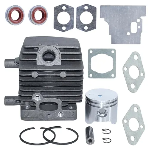 AUMEL 34mm Zylinderkolbenbolzen Dichtungssatz Passend für Stihl FS75 FS80 FS85 FC75 FC85 FH75 FR85 HL75 HL75K HT70 HT75 KA85 KR85 KW85 SP81 SP85 Trimmer Ersetzen Sie # 4137 020 1202.