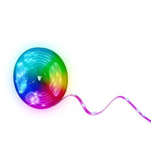 Calex Smart LED Streifen, 2 m, RGB-Farben, flexibel & zuschneidbar, dimmbar, WLAN App- & Sprachsteuerung, inkl. Fernbedienung