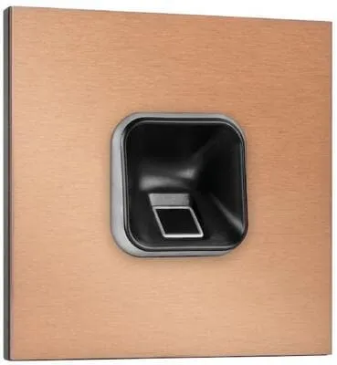 EKEY 204713 sLine Fingerprintset schwarz - Tür- & Fenstersensoren mit biometrischer Zutrittslösung für schlüssellosen Zugang, inklusive Sprechanlagenmodul und ekey bionyx App für einfache Administration.