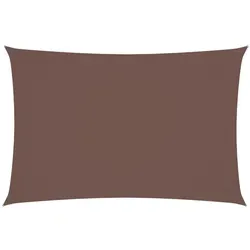 furnicato Sonnensegel 2 x 4 m Braun