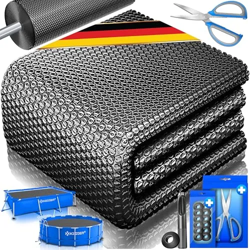 KESSER® Pool Solarfolie 400 µm | Rund 305 cm Poolabdeckung von Kesser