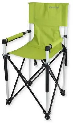 EuroTrail Kinderstuhl PETIT JR. Lime - Faltbarer Kinderstuhl für Kinder bis 60 kg, mit stabilem Alugestell und idealer Höhe für den Tisch. Kompakt verstaubar mit Tragetasche – perfekt für Camping und Ausflüge.