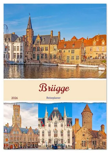 Nina Schwarze | Brügge - Reiseplaner 2026 (Tischkalender DIN A5) - Entdecken Sie die mittelalterliche Schönheit Brügge mit diesem praktischen Tischkalender. Ideal für Reisefans, bietet er 14 hochwertige Seiten voller Kunst und Inspiration.