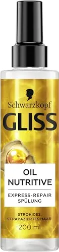 Gliss Express-Repair-Spülung Oil Nutritive Haarspülung, 200ml, gegen Spliss