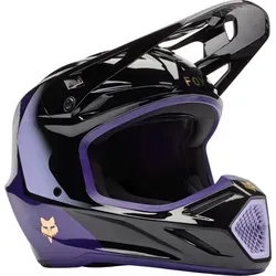 FOX V3 Drip Motocross Helm in lila von Fox