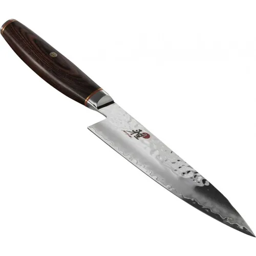 Miyabi Gyutoh Kochmesser 160 mm - Hochwertiger Stahl - Küchenmesser mit MicroCarbide Pulverstahl für extreme Schärfe und Langlebigkeit. Der ergonomische Cocobolo Pakka Wood-Griff sorgt für Komfort und perfekte Balance beim Schneiden.