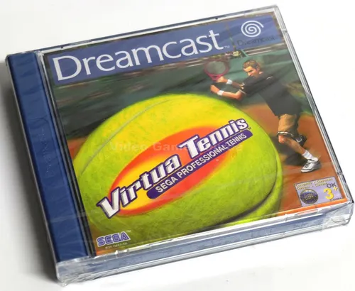 Sega Dreamcast Virtua Tennis - Original versiegelt - PC- & Videospiele, klassisches Sportspiel von 2000, ideal für Sammler und Retro-Gaming-Fans.