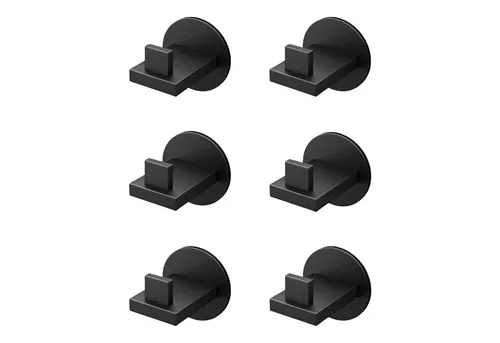 doporro Garderobenhaken Kleiderhaken Wandgarderobe Wandhaken aus Edelstahl 1/3/4/5/6 Stalo08 (6 St), Hochwertiger Edelstahl, ohne Bohren