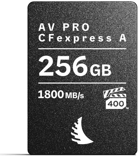 ANGELBIRD CFexpress Card Type A AV PRO 256GB - Speicherkarten, ultra-schnelle Schreibgeschwindigkeit für 4K-Videoaufnahmen und professionelle Fotografie.