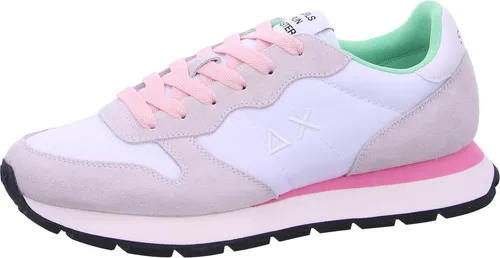 Sun68 Ally Sneaker Weiß in Gr. 38 – Moderner Lifestyle-Schuh - Die Sun68 Ally Sneaker in Weiß vereinen modernes Design und hohen Tragekomfort. Ideal für Freizeit und City, bieten sie eine flexible Sohle und hochwertige Materialien für ein angenehmes Laufgefühl.
