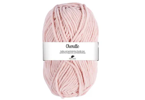 Pro Lana CHENILLE Garn Häkelwolle, 110 m (samtig weiche und stabile Chenille Wolle), 100 g