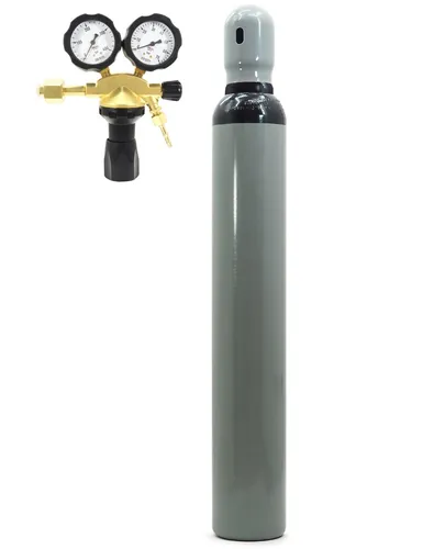 STICKSTOFF Gasflasche 10L 2,0m3 + Druckminderer typ GCE 50 BAR Klimaanlagen Neu