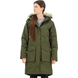 Fjällräven Damen Nuuk Lite Parka, Deep Forest, S - Funktionsjacke für milderes Wetter, leicht wattiert, wind- und wasserdicht aus 100% recyceltem Polyamid, ideal für umweltbewusste Outdoor-Aktivitäten.