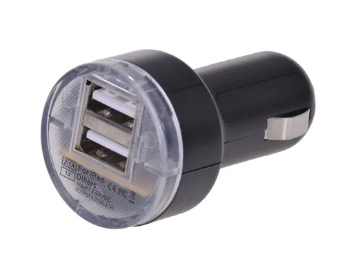 Filmer 37501 USB Adapter 12/24 V, 2 x USB