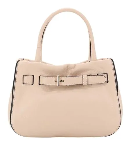 Abro Leder Handtasche Umhängetasche Leather Dalia Hand Bag Jill Powder lachsfarben