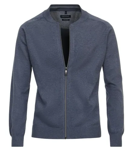 CASAMODA Strickjacke Uni - Strickjacke für Herren aus reiner Pima-Baumwolle, bietet ein besonders weiches Tragegefühl und ist vielseitig kombinierbar.