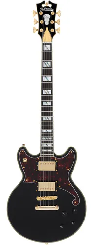D'ANGELICO Deluxe Brighton Solid Black