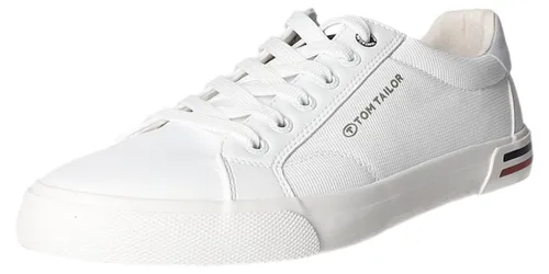 Tom Tailor Sneaker 5380320001 in Weiß, Größe 45 - Elegante Tom Tailor Sneaker in Weiß, Größe 45, ideal für modebewusste Herren. Bequem und vielseitig, perfekt für jeden Anlass.