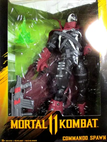 MORTAL KOMBAT Commando Spawn (Dark Ages Skin) McFarlane - 30 cm Figur - Aufsteller & Figuren: Detailreiche Sammlerfigur mit einzigartigem Dark Ages Skin, perfekt für Mortal Kombat Fans und Sammler.