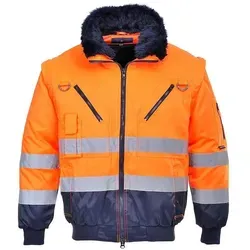 Portwest PJ50 Hi-Vis Pilotenjacke, Größe L in orange von Portwest