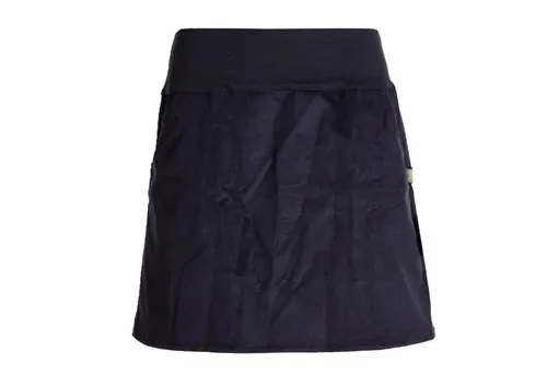 Vishes Cordrock Cordrock Knielang Breiter Bund Taschenrock Röcke Cord Retro, Boho, Goa, Hippie Style schwarz 38