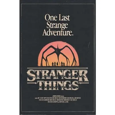 Stranger Things 5 (The Mind Flyer) Maxi-Poster, 91,5 cm x 61 cm, offizielles Lizenzprodukt, Netflix-Wandkunst, Einheitsgröße
