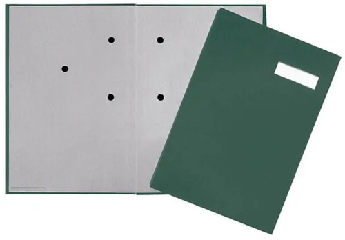 PAGNA Unterschriftenmappe DIN A4 20 Fächer grün