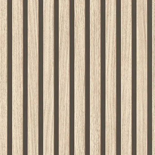 Rasch Tapete 499315 - Beige Vliestapete mit Holz-Optik - Moderne Tapete im Skandi Look, wasserbeständig und leicht abwaschbar – ideal für Wohnzimmer, Schlafzimmer oder Küche. Einfach zu tapezieren und rückstandslos abziehbar. Made in Germany, FSC-zertifiziert.
