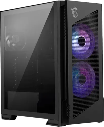 MSI GEH Midi MPG VELOX 300R PZ - Gaming Midi-Tower - PC-Gehäuse in elegantem Schwarz, optimiert für hervorragende Kühlung und einfache Komponenteninstallation.