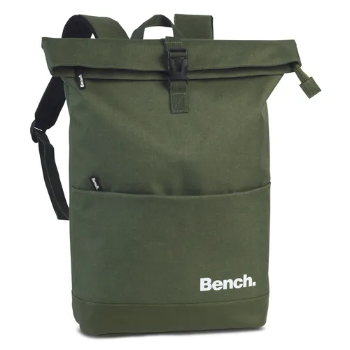 Bench Classic Rucksack - Khaki/Schilf - Daypack im stylischen Camouflage-Design, ideal für Schule, Beruf oder Freizeit. Mit gepolstertem Laptopfach für optimalen Schutz und geräumigem Hauptfach für beste Organisation.