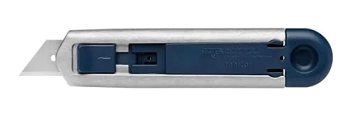 MARTOR Sicherheitsmesser mit Klingeneinzug, SECUNORM PROFI25 MDP, Profi Cuttermesser, Aluminium, Rechts- & Linkshänder, Produktion