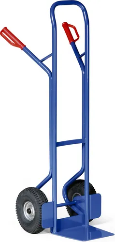 Protaurus Stahlrohr Sackkarre 350kg Traglast Kugellager Luft 250x60mm