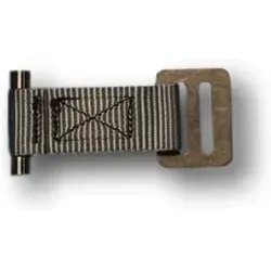 Abspannung Spannseite für aktuellen BAC Rollschutz in schwarz von BAC pool systems