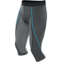 Dainese Dry 3/4 Funktionshose für Männer, schwarz-blau, Größe M - Funktionsunterwäsche aus abriebfestem Material mit Armor Pad für hohen Komfort und hypoallergenen Eigenschaften, ideal für sportliche Aktivitäten.