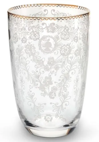 PiP Studio Cocktailglas Longdrinkglas Floral Glas Klar (400ml)