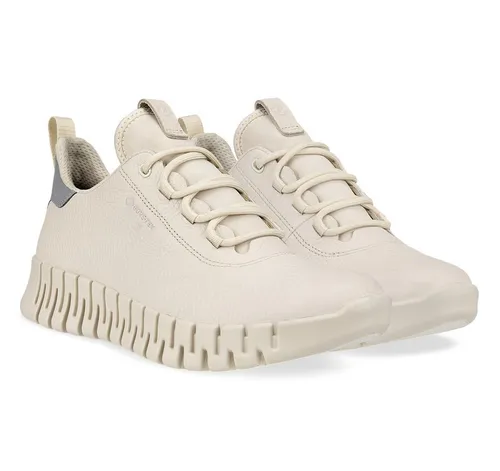 ECCO Damen Gruuv Sneaker, Limestone, 39 EU - Damen-Sneaker mit GORE-TEX wasserdichter Technologie und anpassbaren Komfortsohlen für individuellen Tragekomfort.