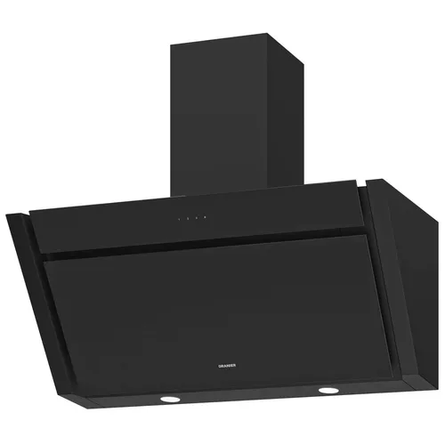 Oranier Kopffrei Wandhaube Umluft 90cm schwarz schräge Dunstabzugshaube MEBA90S2