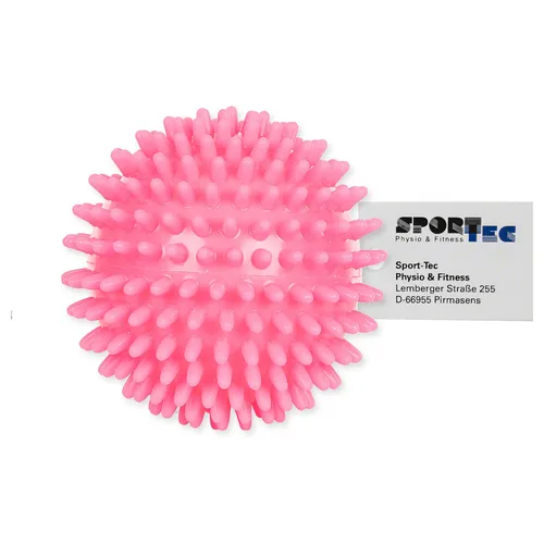 Igelball Massageball Reflexzonen Massage Selbstmassage soft 9 cm neon-pink