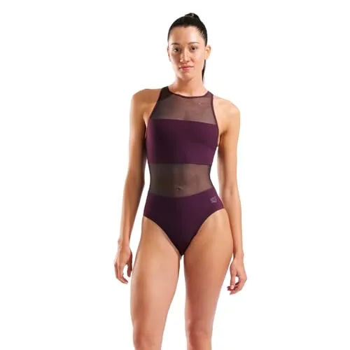 ARENA Damen Badeanzug mit Mesh-Panels von Arena